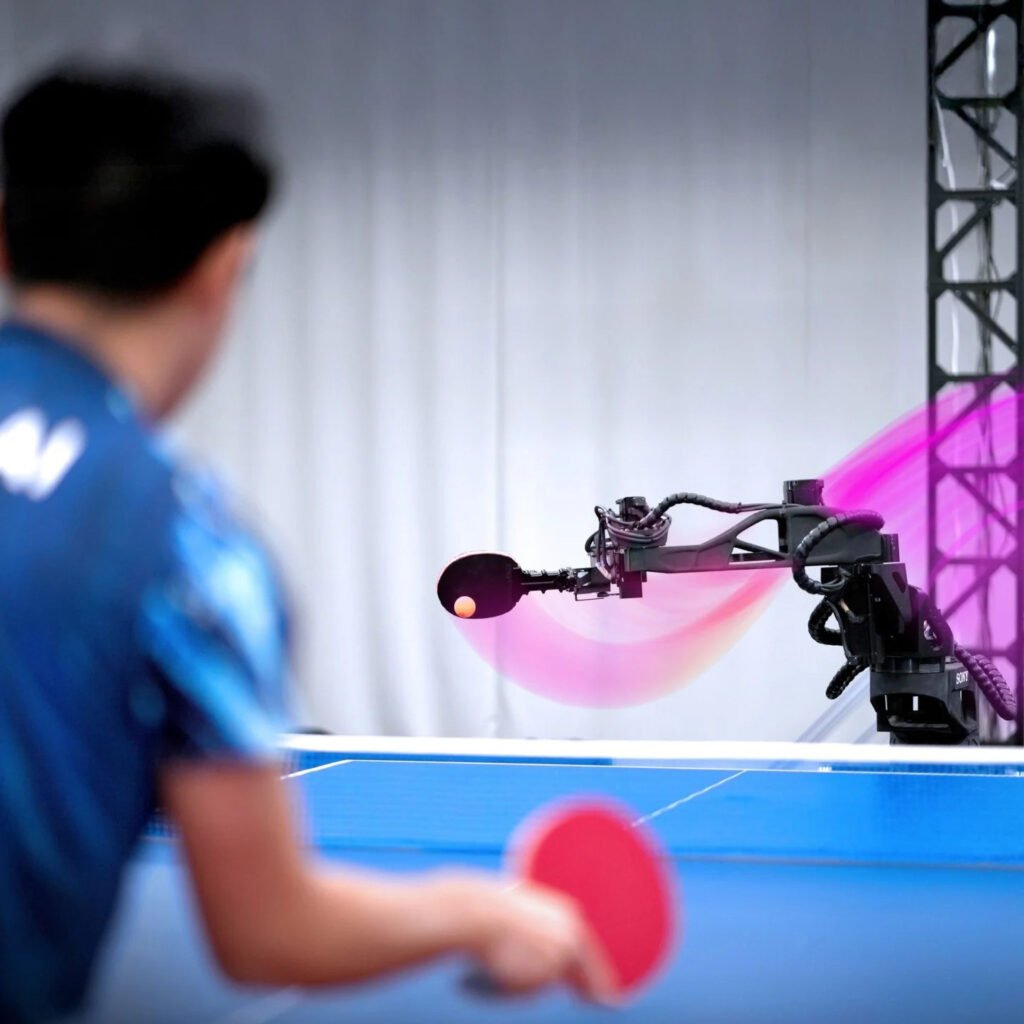 Veja vídeo: robô de tênis de mesa surpreende ao vencer humanos em partidas reais, mostrando como a inteligência artificial esporte está evoluindo rapidamente.