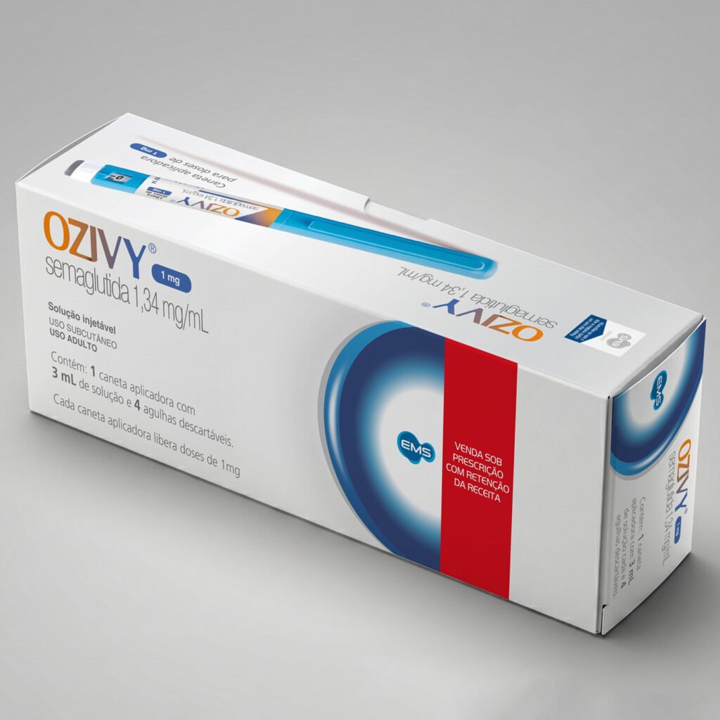 Ozivy, a nova caneta nacional à base de semaglutida, aprovada pela Anvisa, deve custar cerca de 30% menos que o Ozempic e chegar às farmácias brasileiras em até 30 dias.